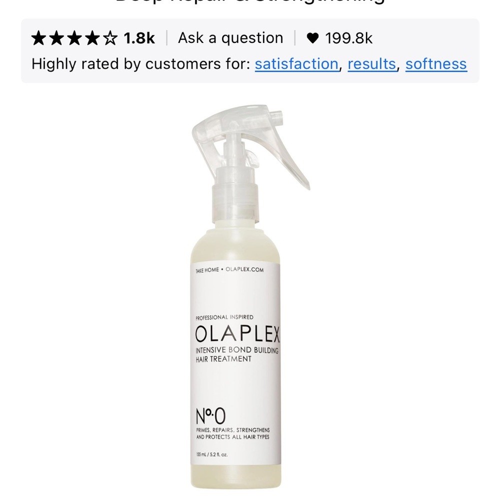 OLAPLEX No.0 Bond Building Treatment in White